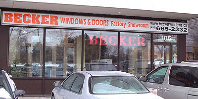 Becker Windows and Doors, Toronto Showroom