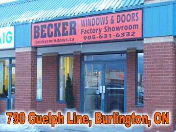 Becker Windows and Doors, Burlington Showroom