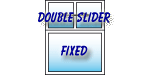 Double Slider Window Combination
