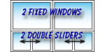 Double Slider, C-type window