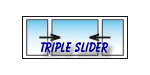 Triple Slider Window